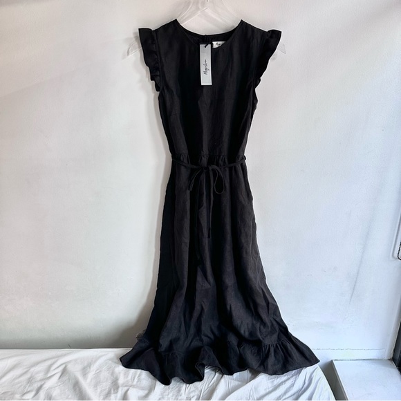 MAGIC LINEN | Black Dress - Picture 1 of 8